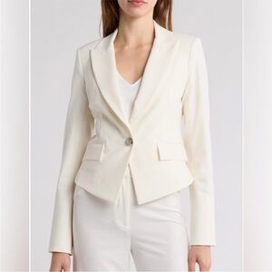 Veronica Beard Hosanna Linen Dickey Jacket, size 2
